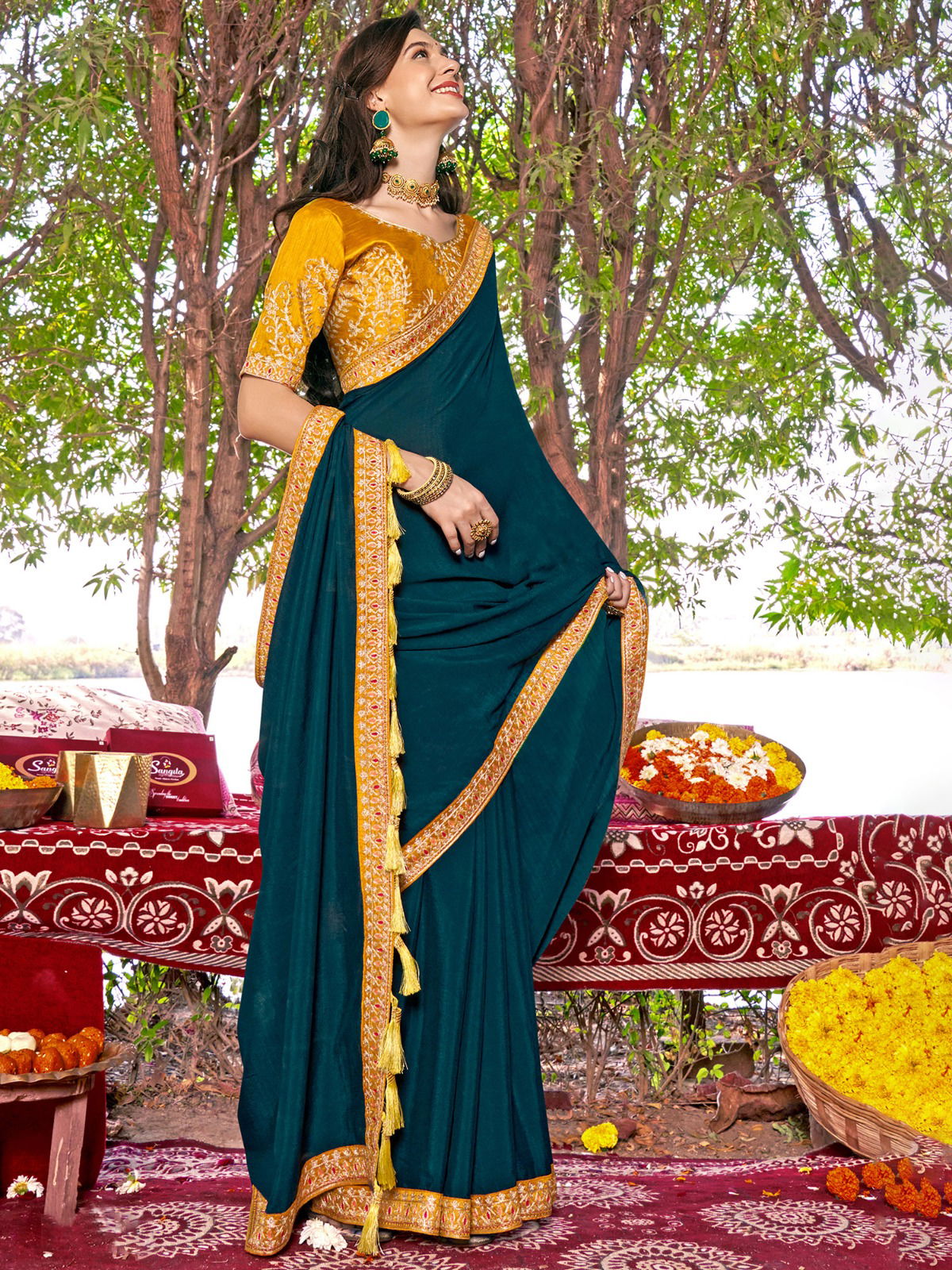 Aarushi vol 2 Designer Party Wear Sarees Catalog
